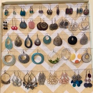 Earrings. $5 each or 5 for $18